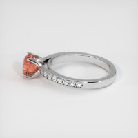1.35 Ct. Sapphire Ring, 18K White Gold 4