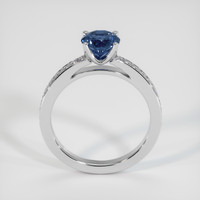 1.30 Ct. Blue Sapphire Ring, 18K White Gold 3