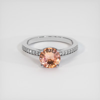 2.36 Ct. Sapphire Ring, 18K White Gold 1
