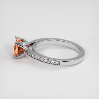 2.36 Ct. Sapphire Ring, 18K White Gold 4