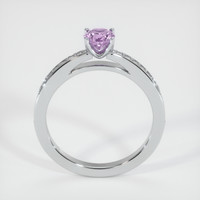 0.65 Ct. Sapphire Ring, 18K White Gold 3