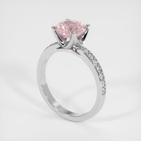 2.21 Ct. Sapphire Ring, 18K White Gold 2