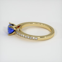 1.08 Ct. Blue Sapphire Ring, 14K Yellow Gold 4