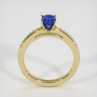 1.20 Ct. Blue Sapphire Ring, 14K Yellow Gold 3
