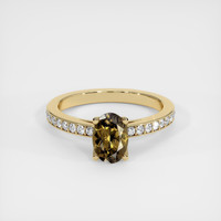 1.15 Ct. Gemstone Ring, 14K Yellow Gold 1