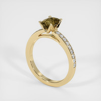 1.15 Ct. Gemstone Ring, 14K Yellow Gold 2