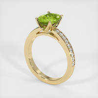 1.55 Ct. Gemstone Ring, 14K Yellow Gold 2