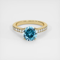 3.38 Ct. Gemstone Ring, 14K Yellow Gold 1