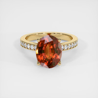 5.16 Ct. Gemstone Ring, 14K Yellow Gold 1