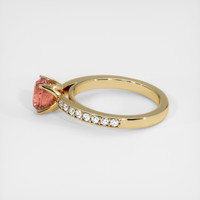 1.35 Ct. Sapphire Ring, 14K Yellow Gold 4