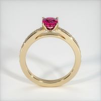 Pave Ruby Ring 0.80 Ct., 14K Yellow Gold Preview