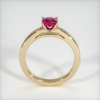 0.80 Ct. Ruby Ring, 14K Yellow Gold 3