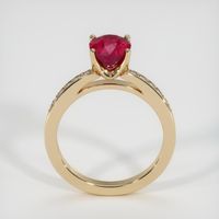 2.09 Ct. Ruby Ring, 14K Yellow Gold 3
