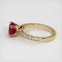 2.09 Ct. Ruby Ring, 14K Yellow Gold 4