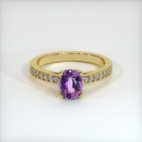 1.46 Ct. Sapphire Ring, 14K Yellow Gold 1