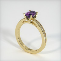 1.46 Ct. Sapphire Ring, 14K Yellow Gold 2