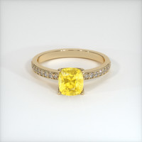 1.47 Ct. Sapphire Ring, 14K Yellow Gold 1
