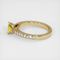 0.84 Ct. Sapphire Ring, 14K Yellow Gold 4