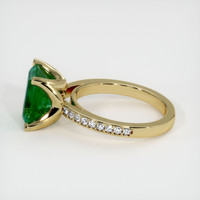 4.89 Ct. Emerald Ring, 18K Yellow Gold 4