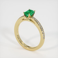 Emerald Ring 0.92 Ct. 18K Yellow Gold Preview