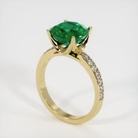 Emerald Ring 2.88 Ct., 18K Yellow Gold Preview