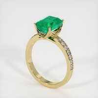Emerald Ring 2.51 Ct., 18K Yellow Gold Preview