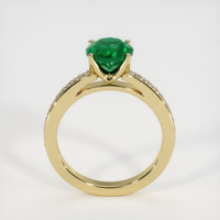 1.45 Ct. Emerald Ring, 18K Yellow Gold 3