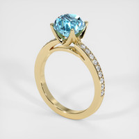 3.38 Ct. Gemstone Ring, 18K Yellow Gold 2