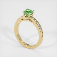 0.97 Ct. Gemstone Ring, 18K Yellow Gold 2