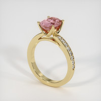 2.07 Ct. Sapphire Ring, 18K Yellow Gold 2