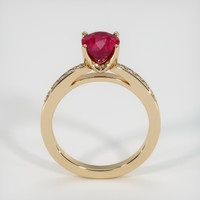 2.09 Ct. Ruby Ring, 18K Yellow Gold 3