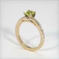1.01 Ct. Sapphire Ring, 18K Yellow Gold 2