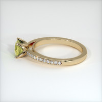 1.01 Ct. Sapphire Ring, 18K Yellow Gold 4