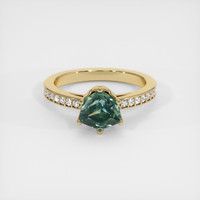 2.44 Ct. Sapphire Ring, 18K Yellow Gold 1