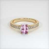 1.07 Ct. Sapphire Ring, 18K Yellow Gold 1