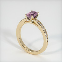 1.07 Ct. Sapphire Ring, 18K Yellow Gold 2