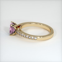 1.07 Ct. Sapphire Ring, 18K Yellow Gold 4