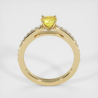 0.84 Ct. Yellow Sapphire Ring, 18K Yellow Gold 3