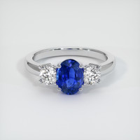 1.03 Ct. Sapphire Ring, Platinum 950 1
