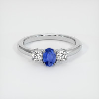 0.77 Ct. Sapphire Ring, Platinum 950 1
