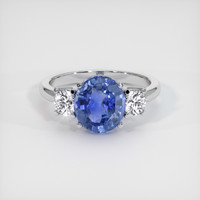 3.05 Ct. Sapphire Ring, Platinum 950 1