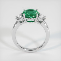 3.85 Ct. Emerald Ring, Platinum 950 3