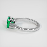 1.50 Ct. Emerald Ring, Platinum 950 4