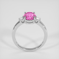 3.34 Ct. Pink Sapphire Ring, Platinum 950 3