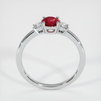 0.54 Ct. Ruby Ring, Platinum 950 3