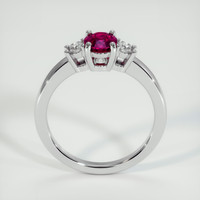 0.74 Ct. Ruby Ring, Platinum 950 3