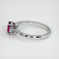 0.74 Ct. Ruby Ring, Platinum 950 4