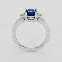 1.50 Ct. Blue Sapphire Ring, Platinum 950 3