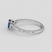 1.10 Ct. Blue Sapphire Ring, Platinum 950 4