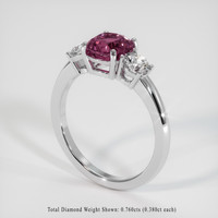 2.27 Ct. Sapphire Ring, Platinum 950 2